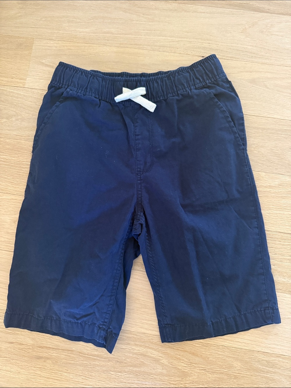 Children’s Place Boys Navy Pull-On Shorts with Drawstring Sz 12